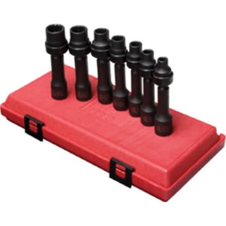 Eat-In Sunex .5 Dr. Fractional 12 Point Driveline Impact Socket Set- 7 pc EA144661